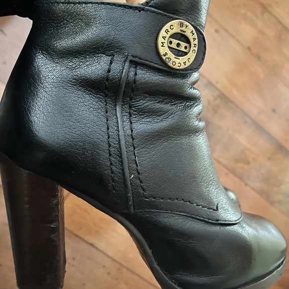 Marc by Marc Jacobs Black Ankle Boot 36 - Picture 2 of 5